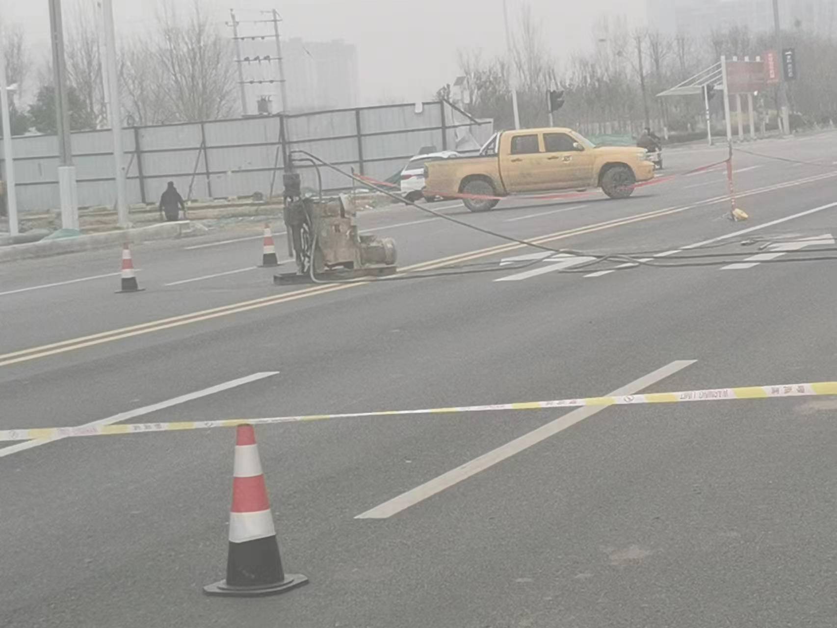 东河公路路基沉陷注浆